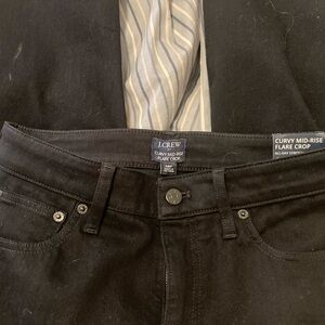 NWT J. Crew curvy kid rose flare crop 28P